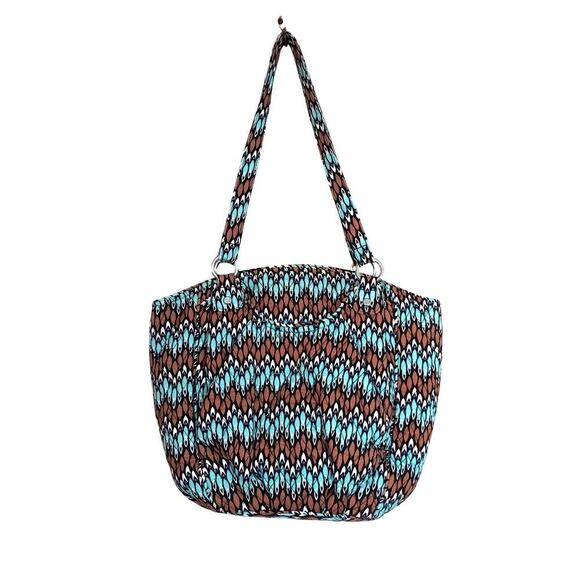 Vera Bradley (Retired) Sierra Stream Double Strap Large Quilted Shoulder Bag - Picture 1 of 10